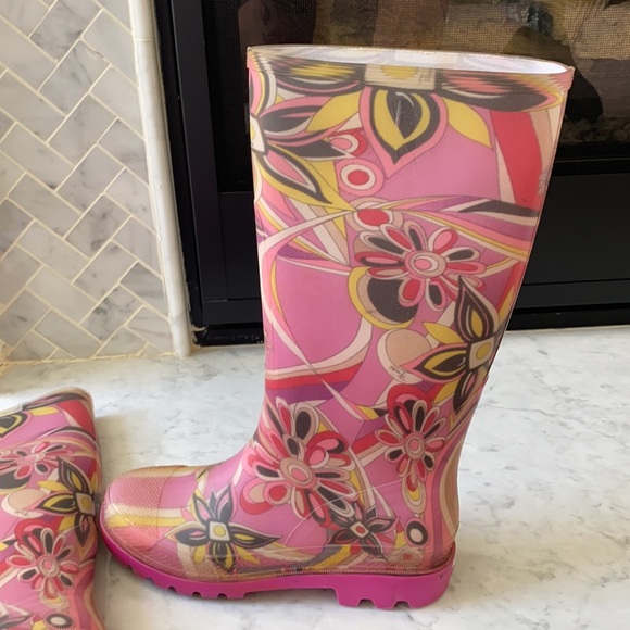 Emilio Pucci Rainboots - Picture 4 of 5